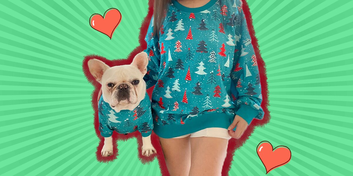 Christmas sweaters with 2025 dogs on them