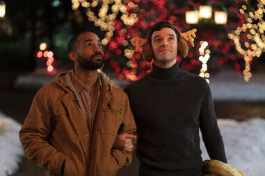 Philemon Chambers and Michael Urie in single all the way