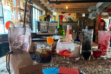 squid game pop-up bar
