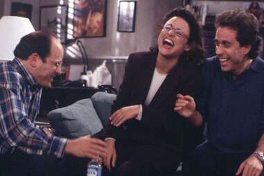 elaine and jerry, george costanza laughing