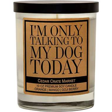 Dog Candle