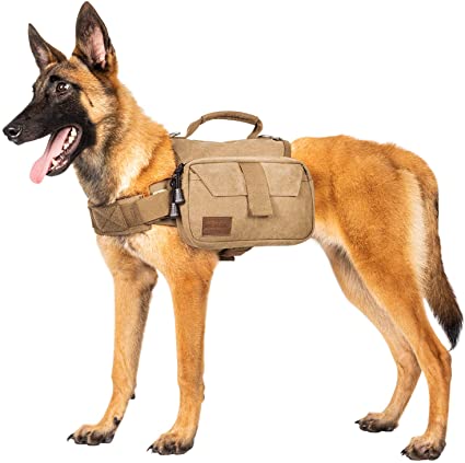 Hiking Dog Harness Dog Pack Hound Dog Saddle Bag Backpack For