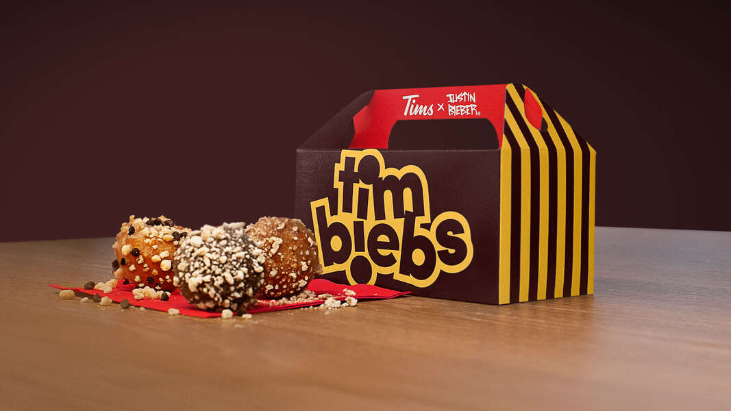 Tim Hortons & Justin Bieber Add New 'Timbiebs' Timbits to the Menu ...