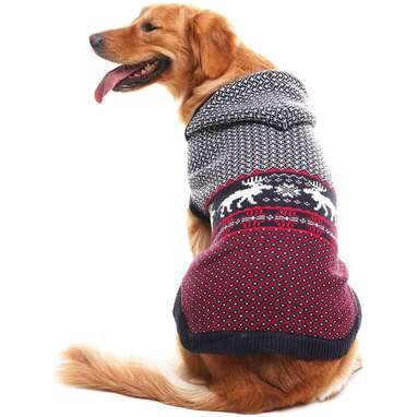 SCENEREAL Dog Christmas Sweater