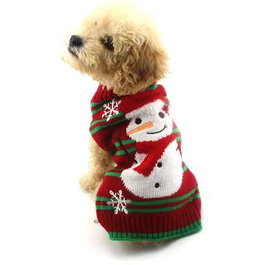 NACOCO Dog Snowman Sweater