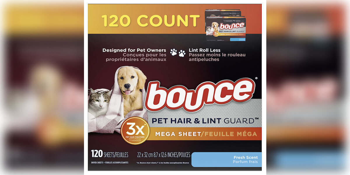 Pet Hair and Lint Guard Mega Sheets with Fresh Scent