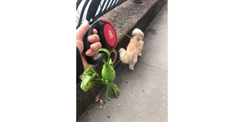 Earth Rated Leash Dispenser with Unscented Waste Bags