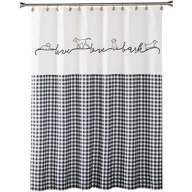 hot dog shower curtain