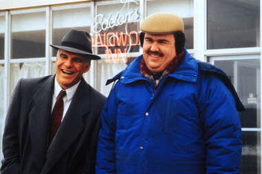 steve martin and john candy in planes trains and automobiles