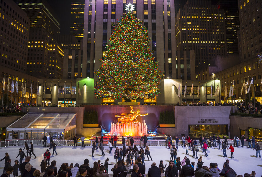 WATCH: The famous Rockefeller Christmas tree lights up for the season