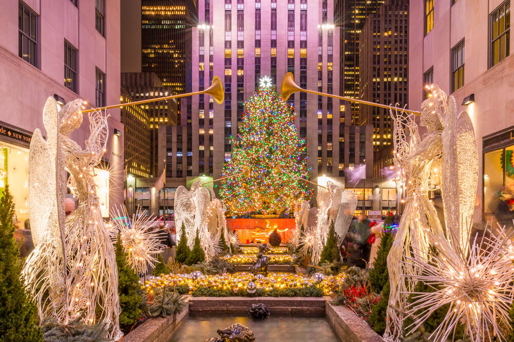 Christmas Tree Lighting Ceremony 2021: Rockefeller Christmas tree lights up New  York