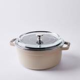 Staub Enameled Cast Iron Cocotte with Glass Lid