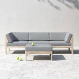 Ted 5 Piece Sectional Seating Group with Cushions
