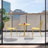 Heidi Metal 2 Person Patio Dining Set