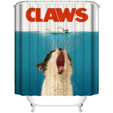 A&S Creavention Bathroom Shower Curtain