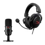 HyperX Streamer Starter Pack – SoloCast USB Microphone and Cloud Core Gaming Headset