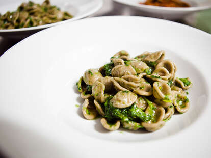orecchiette pasta homemade in a bowl