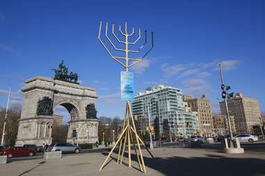 Menorah at Grand Army Plaza