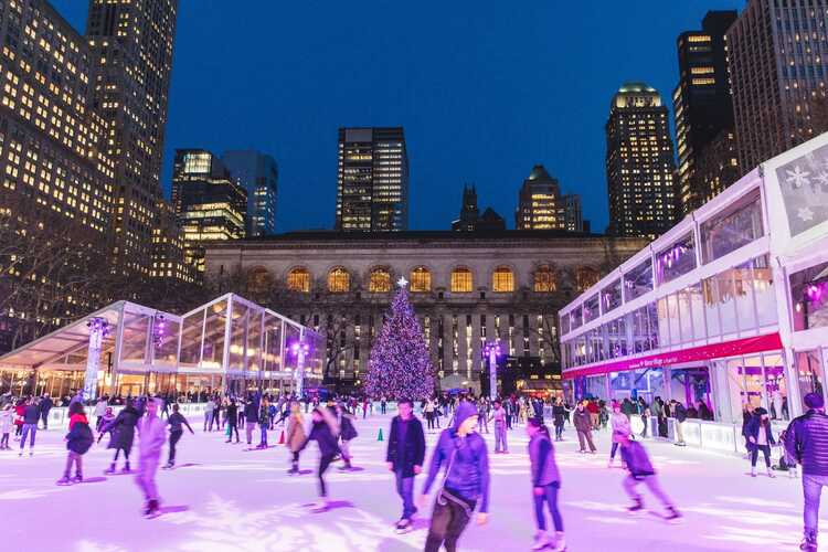 Where to Find Outdoor Ice Skating Rinks in NYC