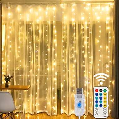 Remote Control Curtain Lights