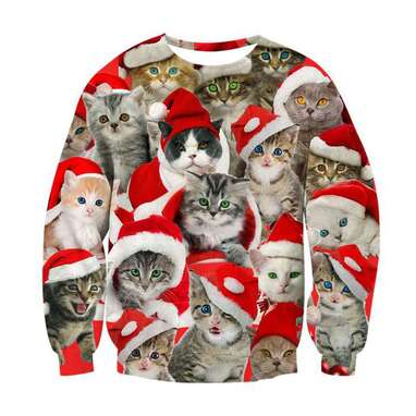 Ahegao Cat Sweatshirt
