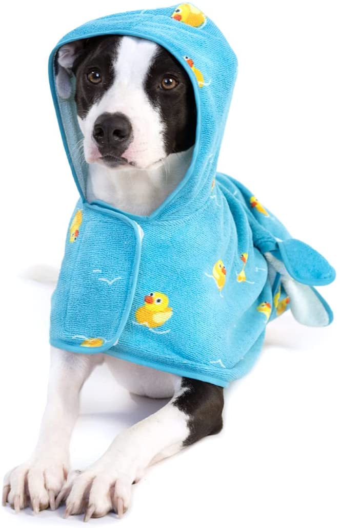 Dog sales robe towel