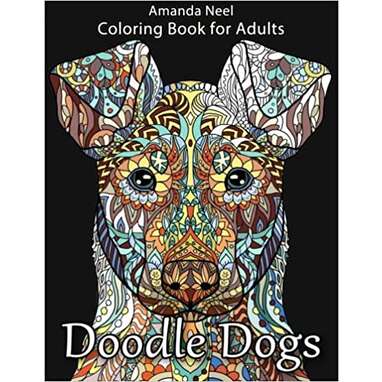 “Doodle Dogs Coloring Book for Adults"