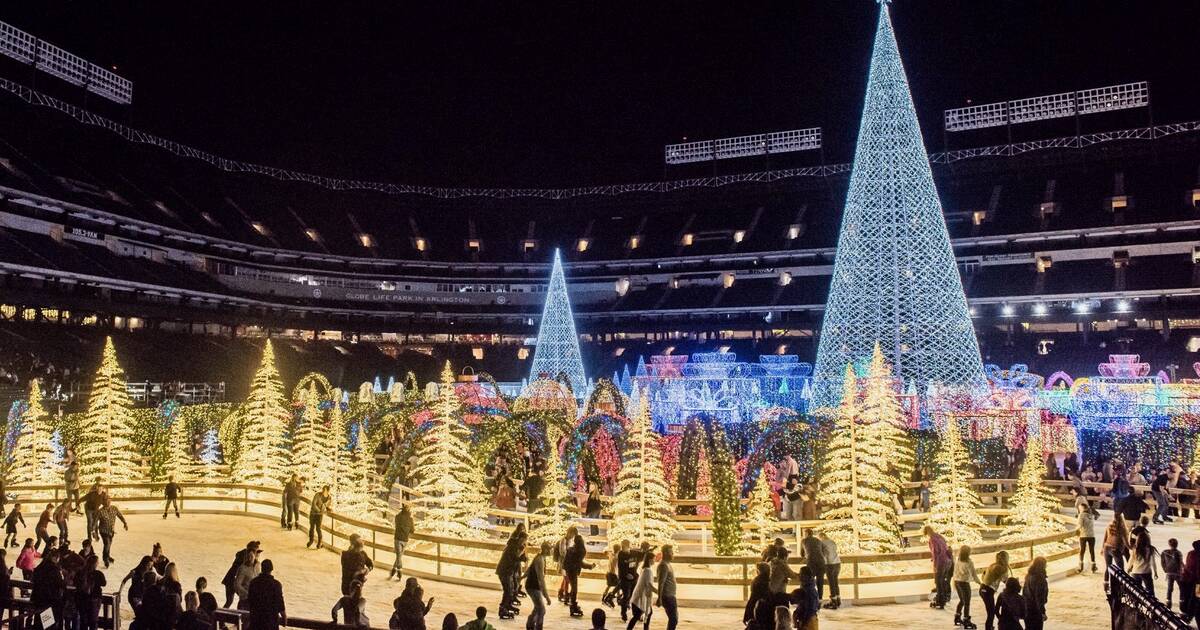 Enchanted Christmas Arlington 2022 Where To Go Ice Skating Near Dallas - Thrillist