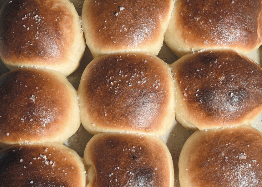 Sourdough Parker House Dinner Rolls - Adventures in FoodieLand