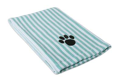 Best budget towel: Bone Dry Pet Drying Collection Embroidered Terry Microfiber Towel