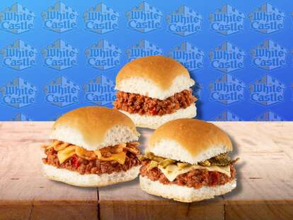 white castle sloppy joe slider 2020