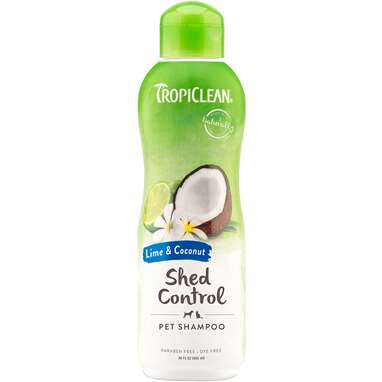 Best-smelling deshedding shampoo: TropiClean Shed Control Dog Shampoo