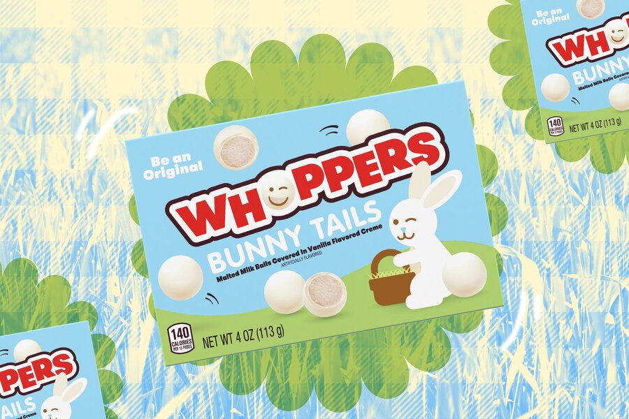 Easter Whoppers Vanilla Bunny Tails Theatre Box - 4oz