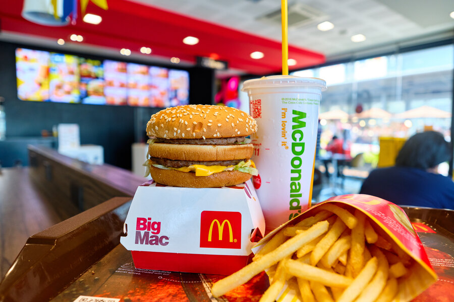 BigMac Bundle Box in McDonald's, prices in the states