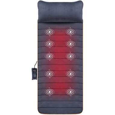 SNAILAX Memory Foam Massage Mat with Heat