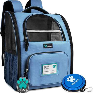 Best backpack carrier for comfort: PetAmi Deluxe Pet Carrier Backpack