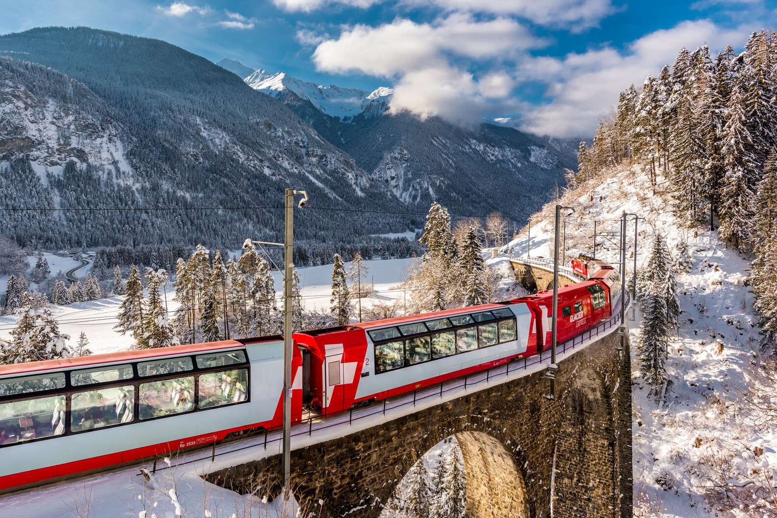 Most Scenic Train Is The Glacier Express In The Swiss Alps Thrillist