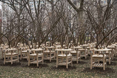 Brier Patch art exhibit in Madison Square Park