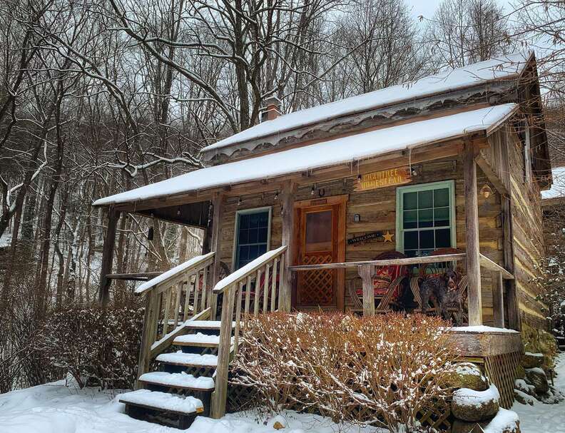 Escape Into The Woods At These Cozy Cabins Across The US - Thrillist 14 The Cabins at Crabtree Falls