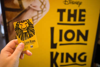 The Lion King ticket