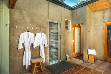 Modern desert studio with full spa access