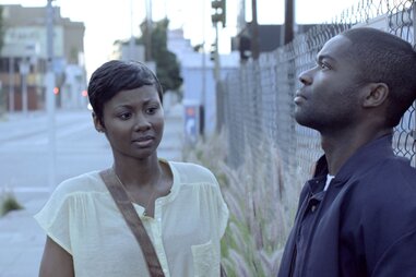 Emayatzy Corinealdi in middle of nowhere