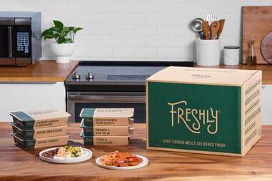 Freshly made boxes and meals