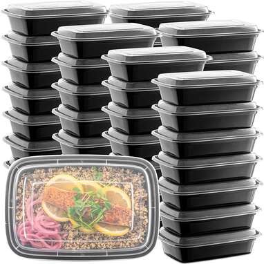 Freshware Meal Prep Containers with Lids [40 Pack] Food Storage