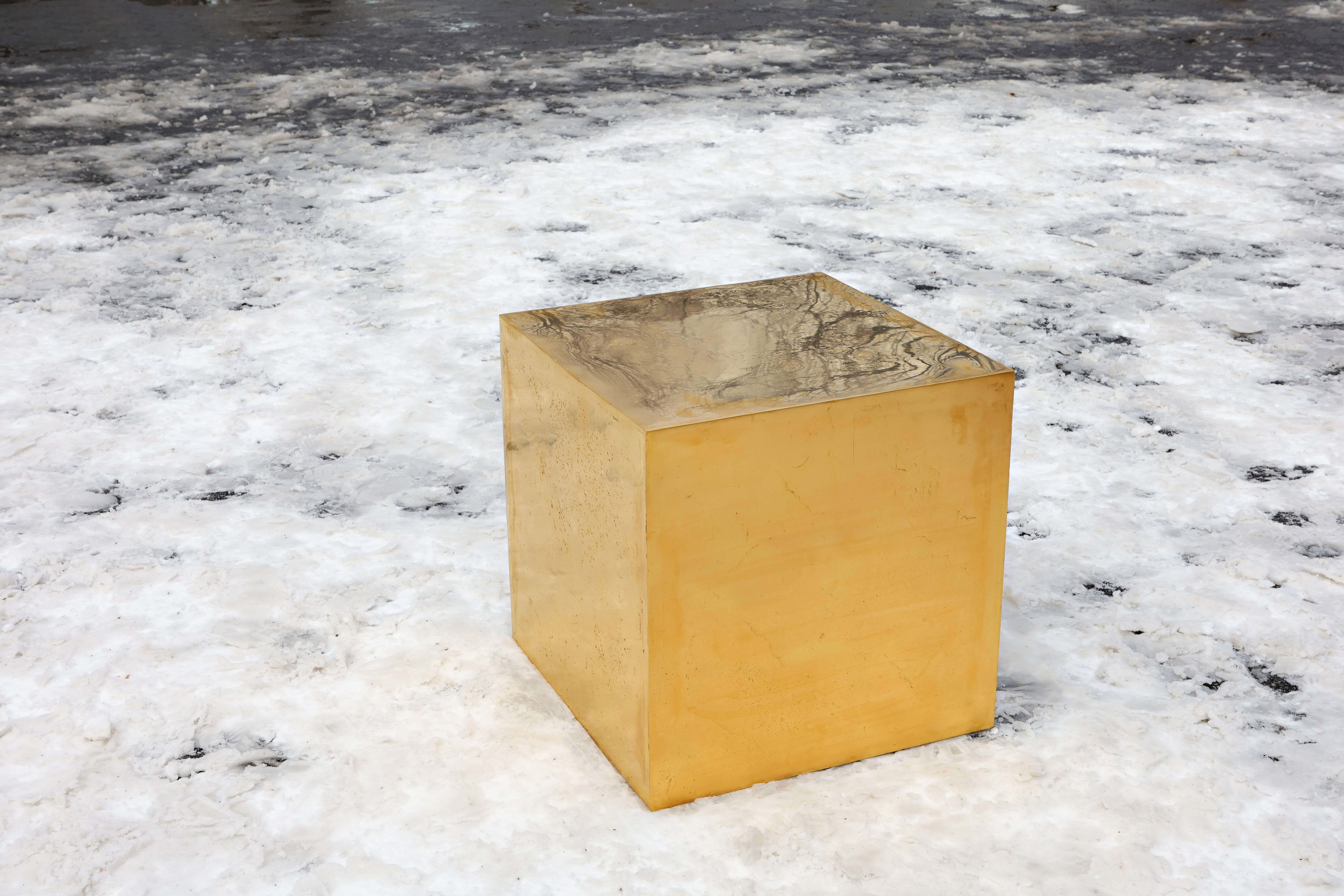 Castello Cube of Pure Gold Displayed in NYC's Central Park - Thrillist
