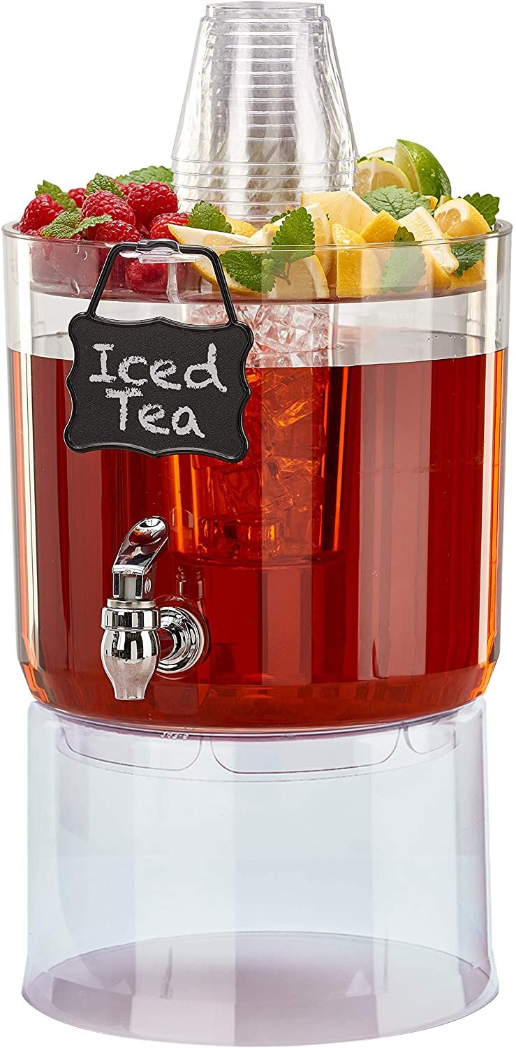 Buddeez Party Top Beverage Dispenser, 1.75 gallon