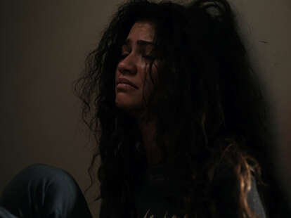 zendaya in euphoria, rue season 2 episode 5, zendaya as rue