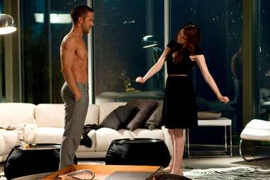 ryan gosling in crazy stupid love, ryan gosling and emma stone