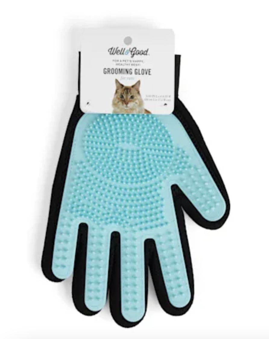 Best cat 2025 grooming glove