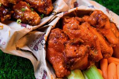 XXXX Hot Wings from Jake Melnick’s Corner Tap